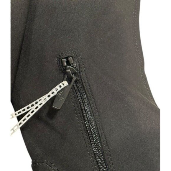 Donald Pliner Size 11 Women's Cassidy Crepe Elastic Tall Shaft Boot Black - Picture 6 of 14